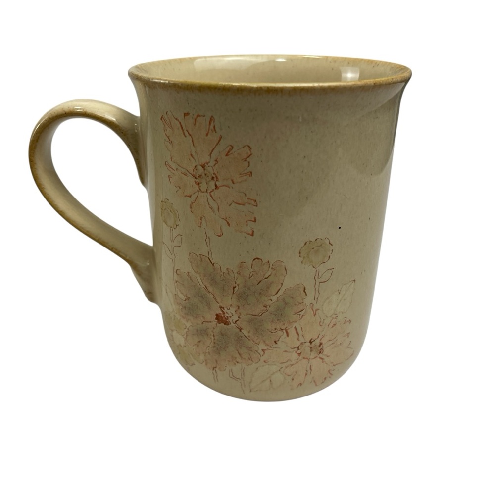 Denby Set of 5 Sandalwood Floral Vintage Coffee Tea Mugs - Picture 5 of 13